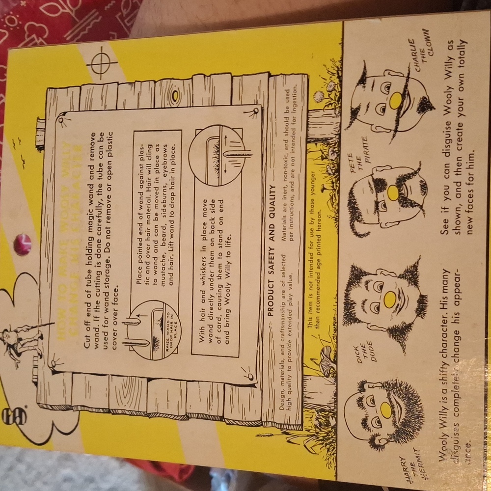 Wooly Willy Magnetic Personality Game NOS - Picture 6 of 6